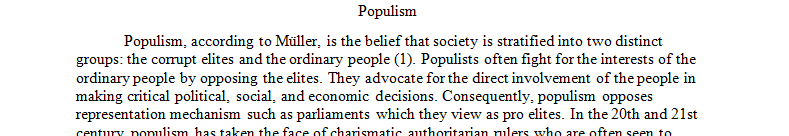 Provide at least two examples that demonstrate how populism functioned in Latin America.