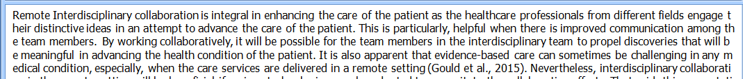 Remote care and diagnosis is a continuing and increasingly important method for nurses to help deliver care to patients to promote safety