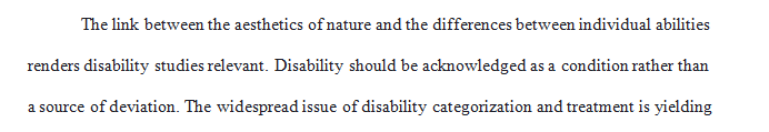 Using examples from both Roth’s discussion of autism and McDermott & Varenne’s discussion of Learning Disability