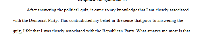 Which political party do you more closely associate with and why