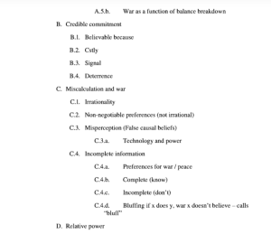 Need a 5-6 page MLA format essay on the six core concepts of warfare.  