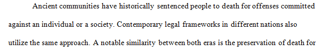 3 to 4 page essay on the decline of the usage of the death penalty