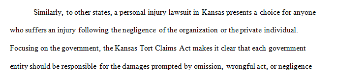 A case is brought against Officer Harris alleging a violation of Section 1983 (federal law) and a violation of Kansas state tort law