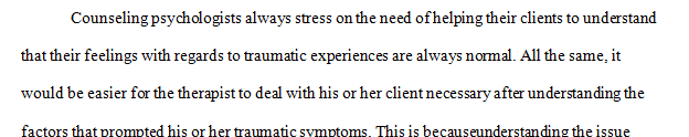 Explain how a counseling psychologist might practice   