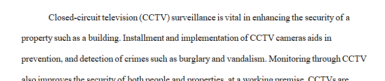 In this discussion identify and discuss those Threats to physical security.