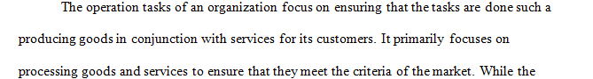 Name and briefly describe an organization of your choice including its mission.