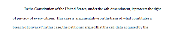 Run a Google search of the term, United States Supreme Court Carpenter v. United States 2018.