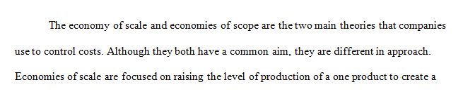 Select one of the below mergers and acquisitions and determine if the synergies come from economies of scope or economies of scale.