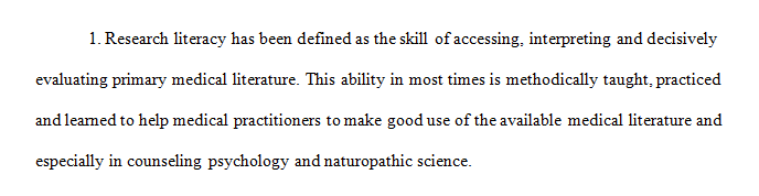 The importance of research in advancing the counseling profession