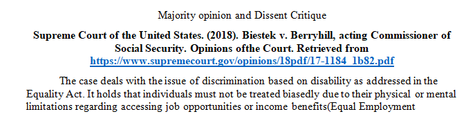 Using the Supreme Court's website research one case that deals with a contentious issue of your choice