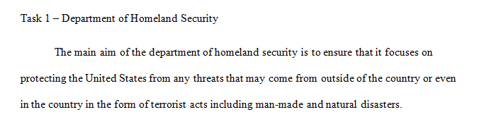 Why was the Department of Homeland Security created and how are each of the seven agencies prepared to protect the homeland