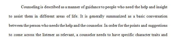 Write a 750-1,000-word paper outlining the importance of empathy, probing, and summarizing in the counseling process