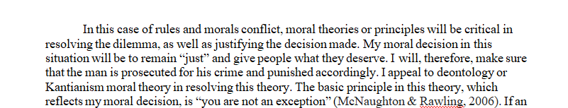 You try to live strictly by the moral rules contained in your religion's moral code.