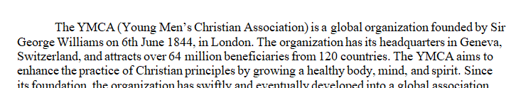 Youth service organizations have undergone numerous changes in the United States dating back to the late 1600’s.