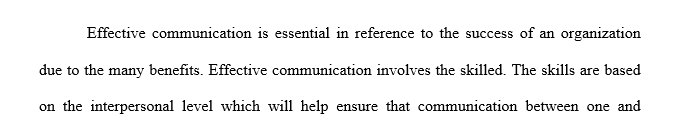 A definition of effective communication and why it is important for both management teams and employees.