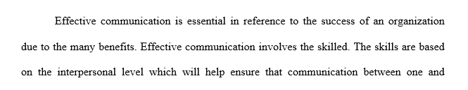 A definition of effective communication and why it is important for both management teams and employees.