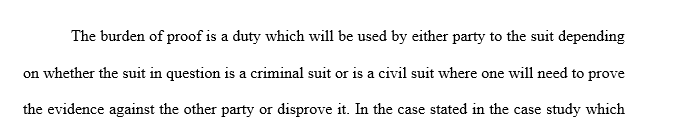 Address the question of where you would place the burden of proof in the Nancy Cruzan case. Be sure to explain your reasons for placing the 