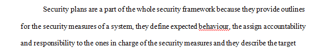 As a manager, you’re going to be responsible for security planning.