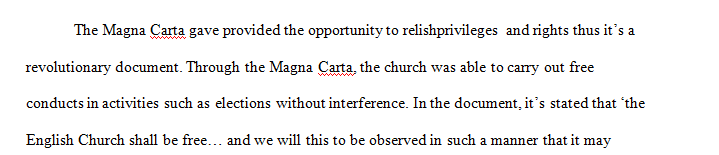 Citing specific evidence from the Magna Carta was the Magna Carta a revolutionary document