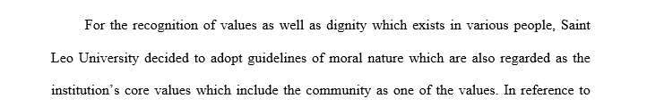 Community is one of our Saint Leo core values. How does the creation and application of substantive criminal law affect the community? Provide examples.