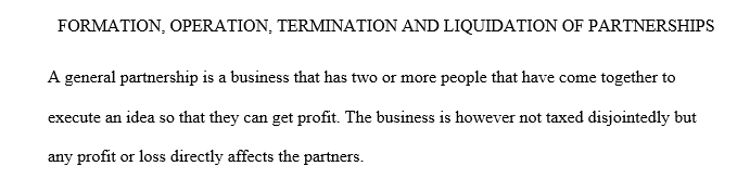 Determine the main purpose of a statement of realization and liquidation and discuss the major information that the primary parties can gain