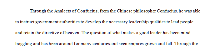 Explain some of the characteristics of ideal government according to Confucius.