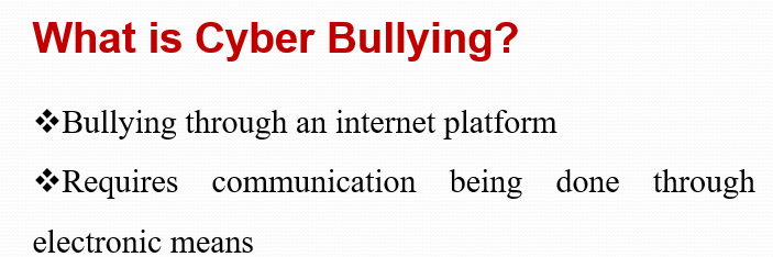 How does Cyber Bullying effect Technology in Contemporary Society?