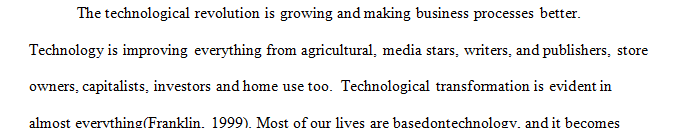 How has is technology changing the nature of work and what have been and are now the social effects of that change