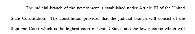 In an essay, compare the U.S. Supreme Court with the other two court systems in the U.S. federal court system. This needs to be at least 400 words.