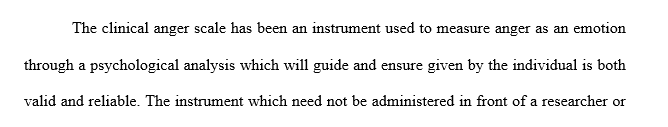 Post by Day 5 a brief explanation of your chosen research study and the measurement instrument used. Then compare your original measurement 