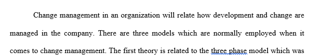 What theorists and theories deal with change management? What about organizational development theory? Is there an adventure theory