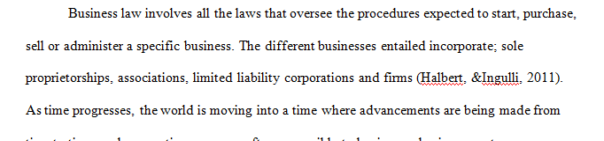 Anticipate what business law may look like 20 years from now