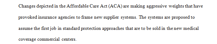 Briefly discuss the modifications that you would recommend to your organizations Chart of Accounts based on changes resulting from the Affordable Care Act