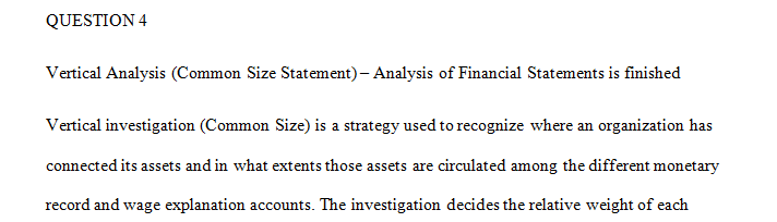 Choose a publicly traded company and perform an expanded analysis on the financial statements