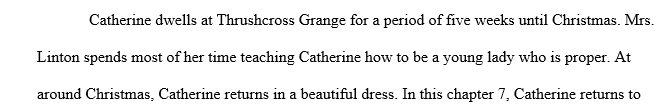 Choose a section from Wuthering Heights and rewrite it with a fresh perspective (other than what Emily Brontë’s novel provides).