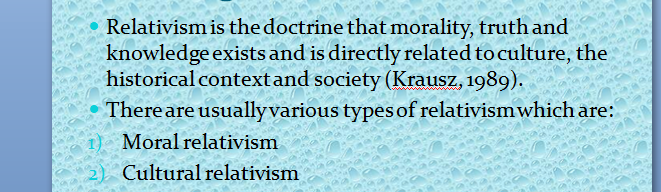 Compare and contrast the ethical relativism of ancient Sophism