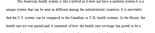 Debates about healthcare reform almost universally compare the U.S. system to that of the U.K.