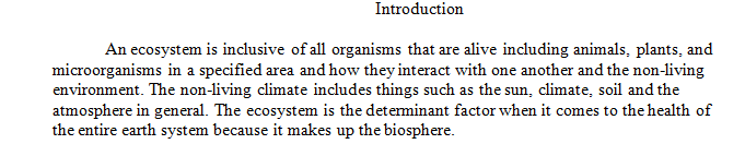 Describe ecosystems with respect to energy flow food cycles pollution and the impact of man.