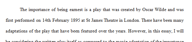 Determine whether you consider the play to be a satire, a farce, a comedy of manners, or some blending of the three.