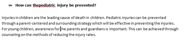 Develop a pamphlet to inform parents and caregivers about environmental factors that can affect the health of infants.