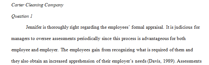 Develop a performance appraisal method for the workers and managers in each store.