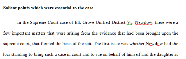 Discuss the levels of the court through which the case evolved before it reached the Supreme Court.