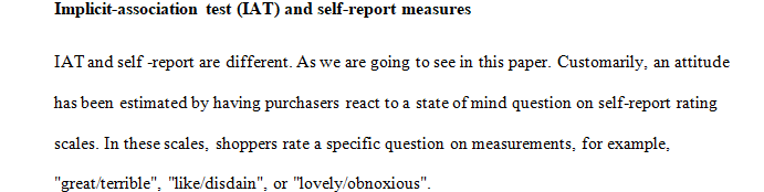 Do you believe that the implicit-association test (IAT) is measuring a different aspect of attitudes