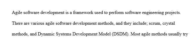 Each student will start their own thread comparing and contrasting two SDLC methods not models. The same two SDLC methods cannot be used 