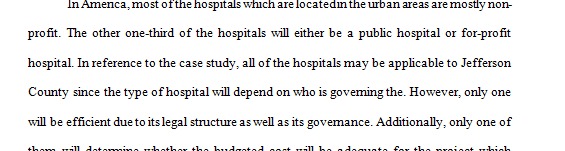 Examine the legal structure and governance of hospitals.