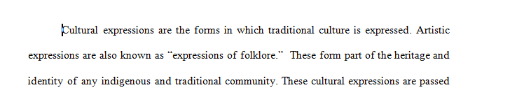 Examine the ways that cultural expressions influence your daily life.