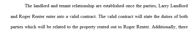 Explore the legal rights and responsibilities of the tenant and the landlord.