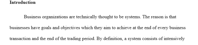 For this assignment it says consider the organization I work with. I currently am a Warehouse Supervisor for a Third Party 