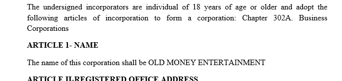 For this assignment you should draft a letter to the client that (1) explains the differences between a C-corp and a S-corp