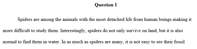 For this topic on evolution I decided to choose spiders. Spiders have apparently been around at least about 300 million to 400 million years.